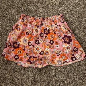 Wild fable target brand pink flower shorts